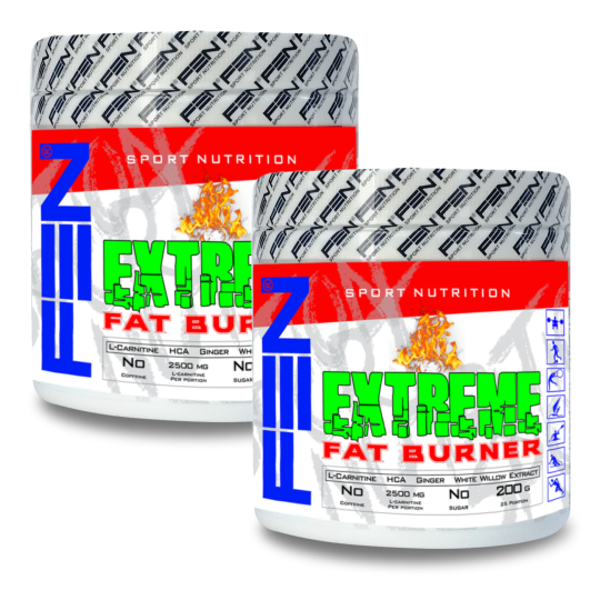 FEN Extreme Fat Burner 200 g + 200 g. (Dvi pakuotės riebalų degintojas be kofeino - FEN sport nutrition
