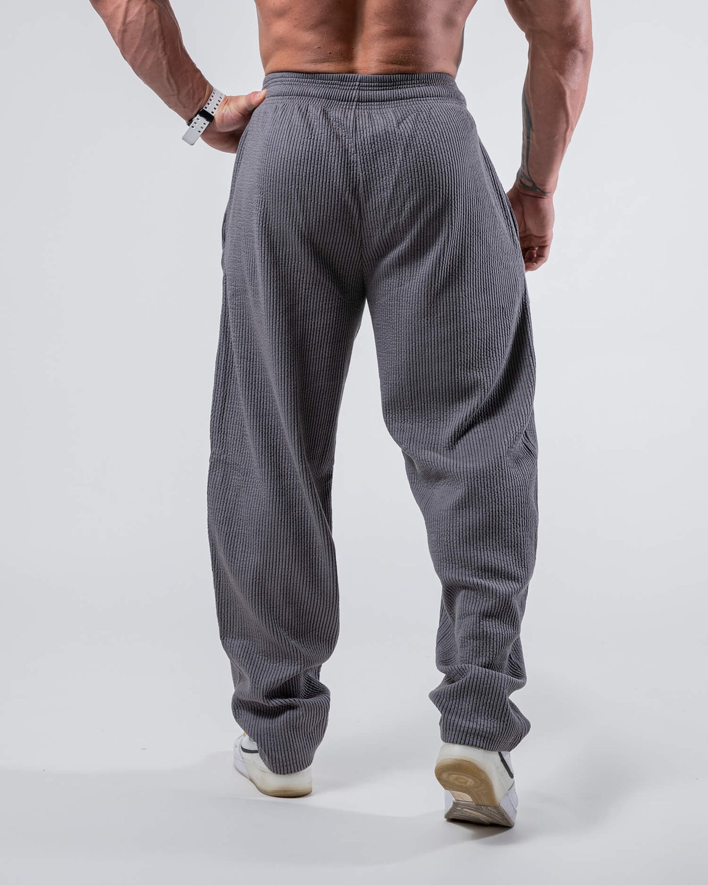 MNX Ribbed pants Hammer, Gray - FEN sport nutrition