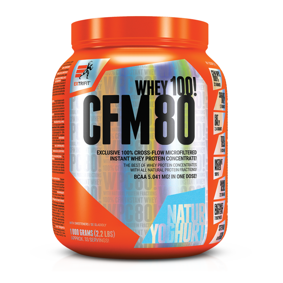 Extrifit CFM 80 1000 g. pieno išrūgų kokteilis