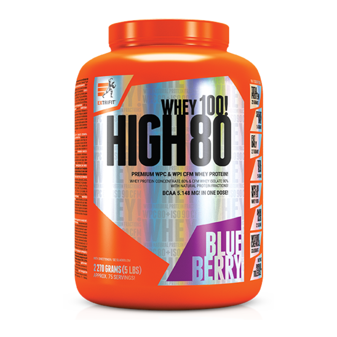 Extrifit HIGH WHEY 80 2270 g Baltyminis kokteilis