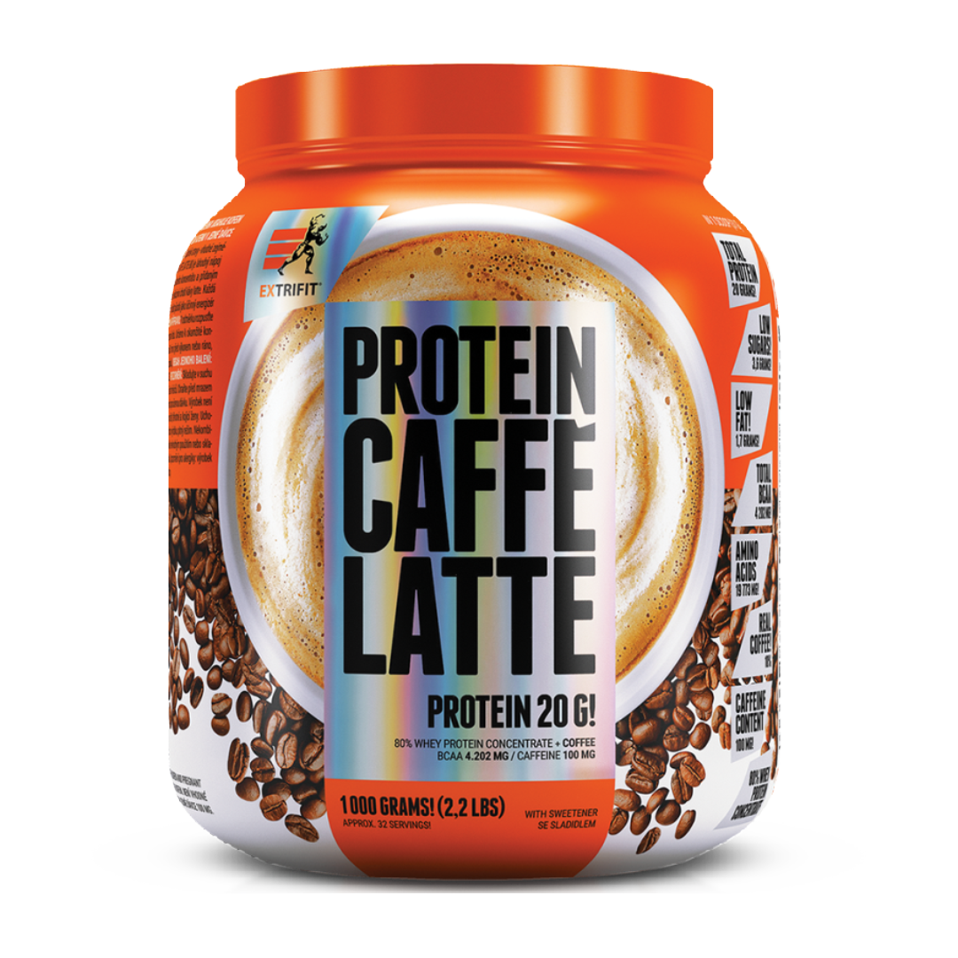 Extrifit CAFFE LATTE WHEY PROTEIN 80 (Baltyminis kokteilis su kava) - FEN sport nutrition