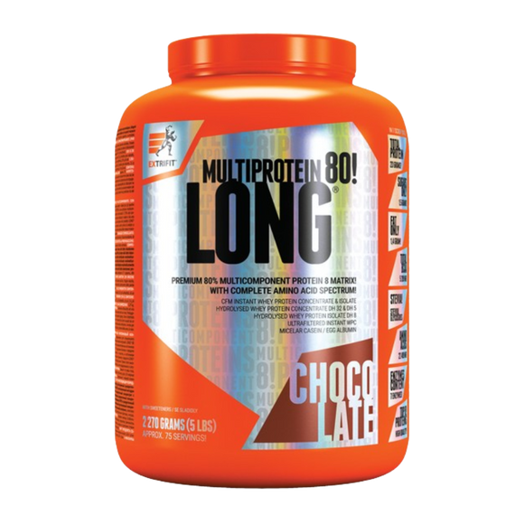 Extrifit LONG® 80 - MULTIPROTEIN 2270 g (valgukokteil)