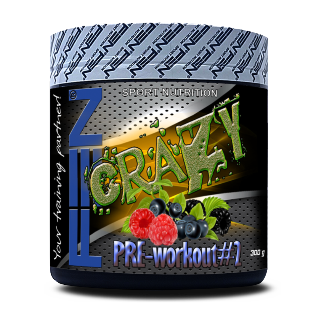 FEN Crazy Preworkout #2, 300 g (prieštreniruotinis produktas) - FEN sport nutrition
