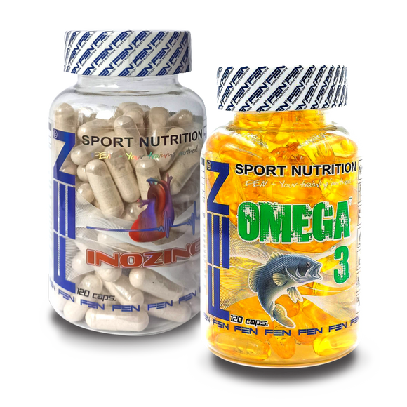 FEN Omega 3 + FEN Inosine + Железо (набор добавок для сердца)