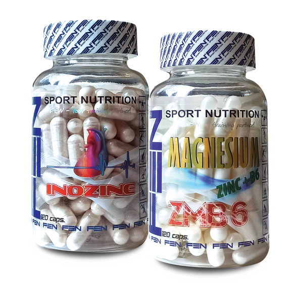 FEN Inosine Booster + FEN ZMB6 2 x 120 kaps (toidulisandid vastupidavusspordi komplektid)