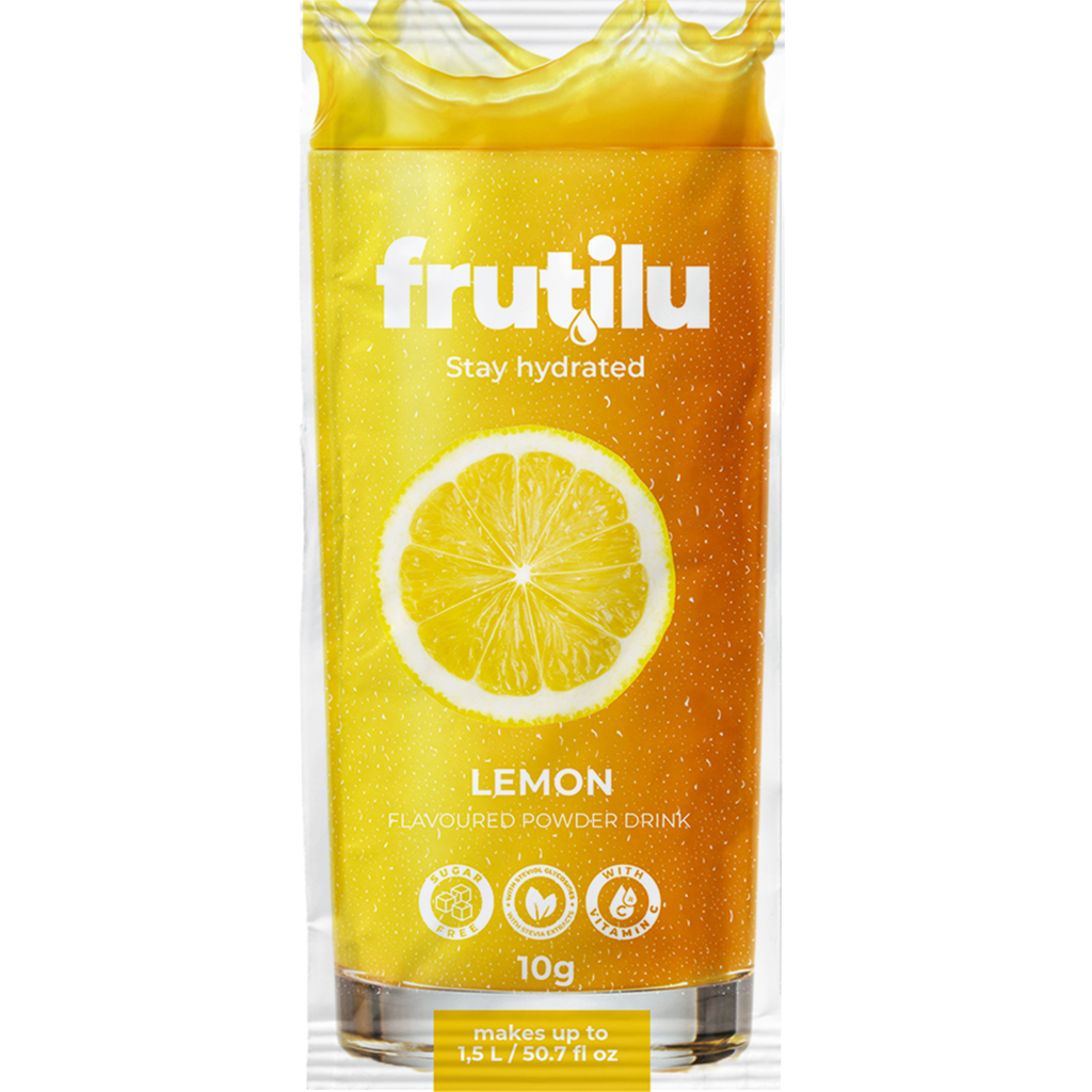 Frutilu becukris gėrimas citrinų skonio - FEN sport nutrition