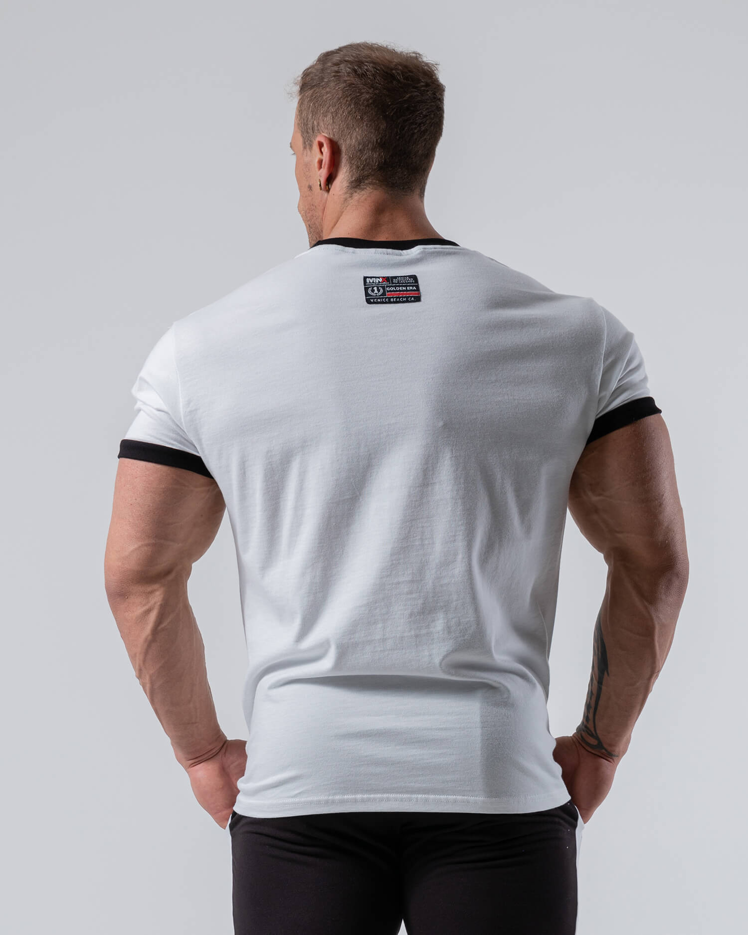 MNX classic T-shirts Golden Era White - FEN sport nutrition