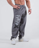 Mnx ribbed pants hammer, gray