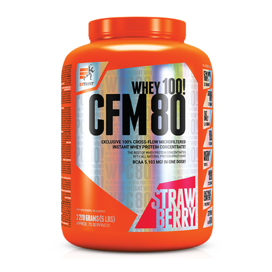 Extrifit CFM INSTANT WHEY 80 2270 g Baltyminis pieno išrūgų kokteilis