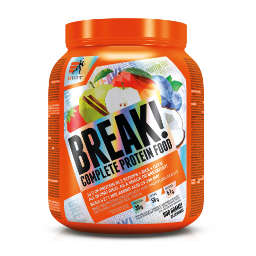 Extrifit Protein Break 900 g. Baltyminė košė