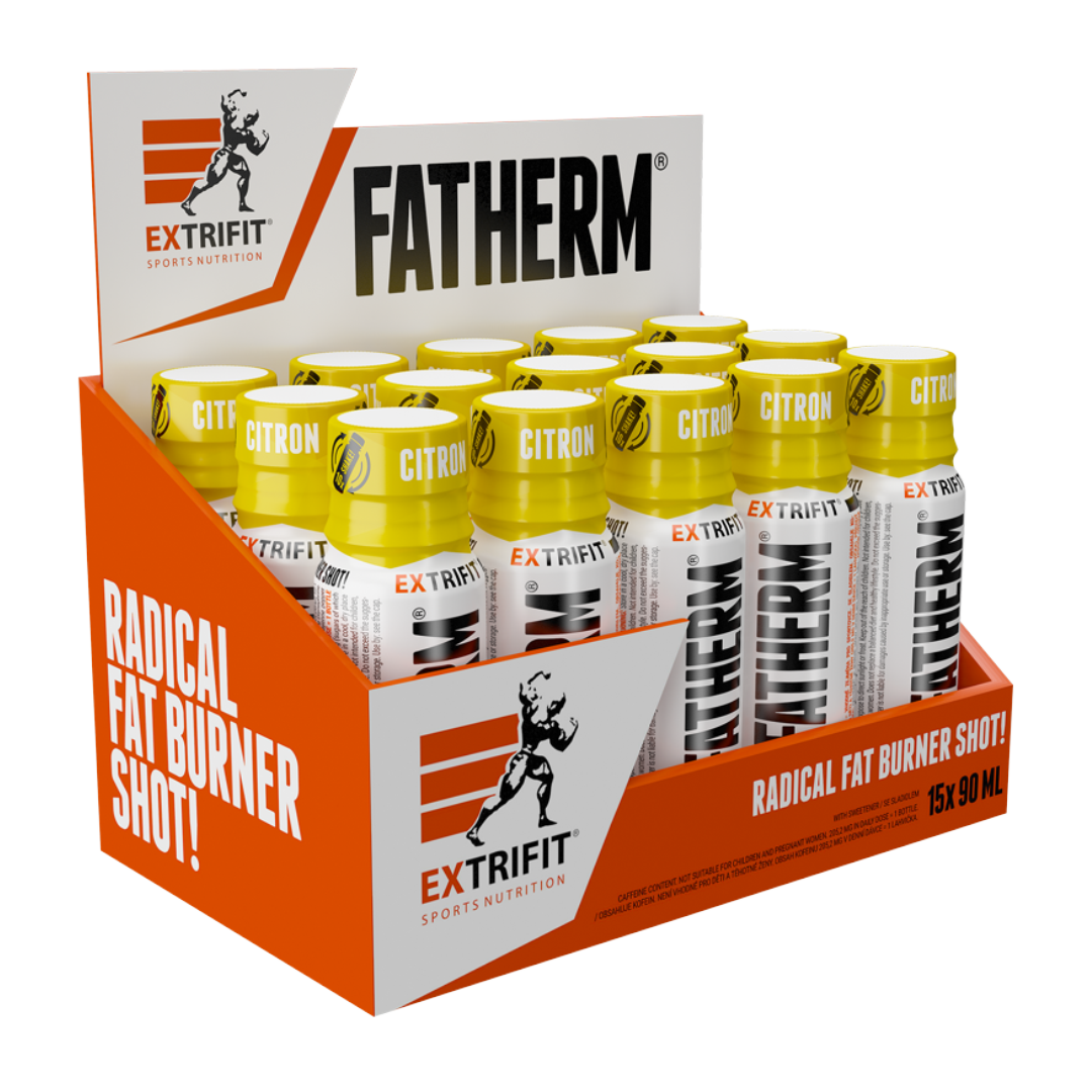 Extrifit SHOT FATHERM 15 vnt x 90 ml Riebalų degintojas