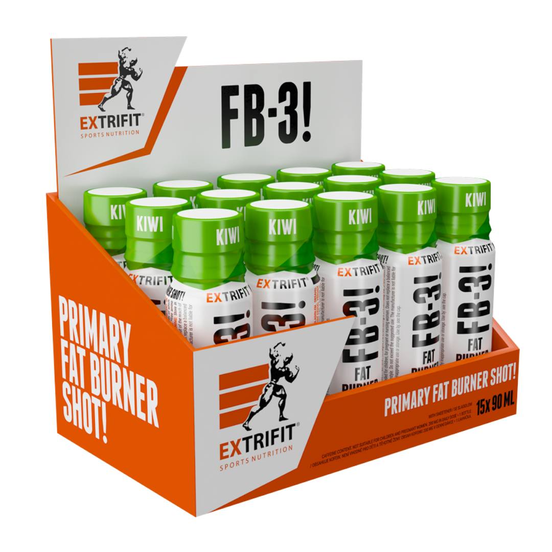 Extrifit SHOT FB-3! 15x 90 ml L-Karnitinas