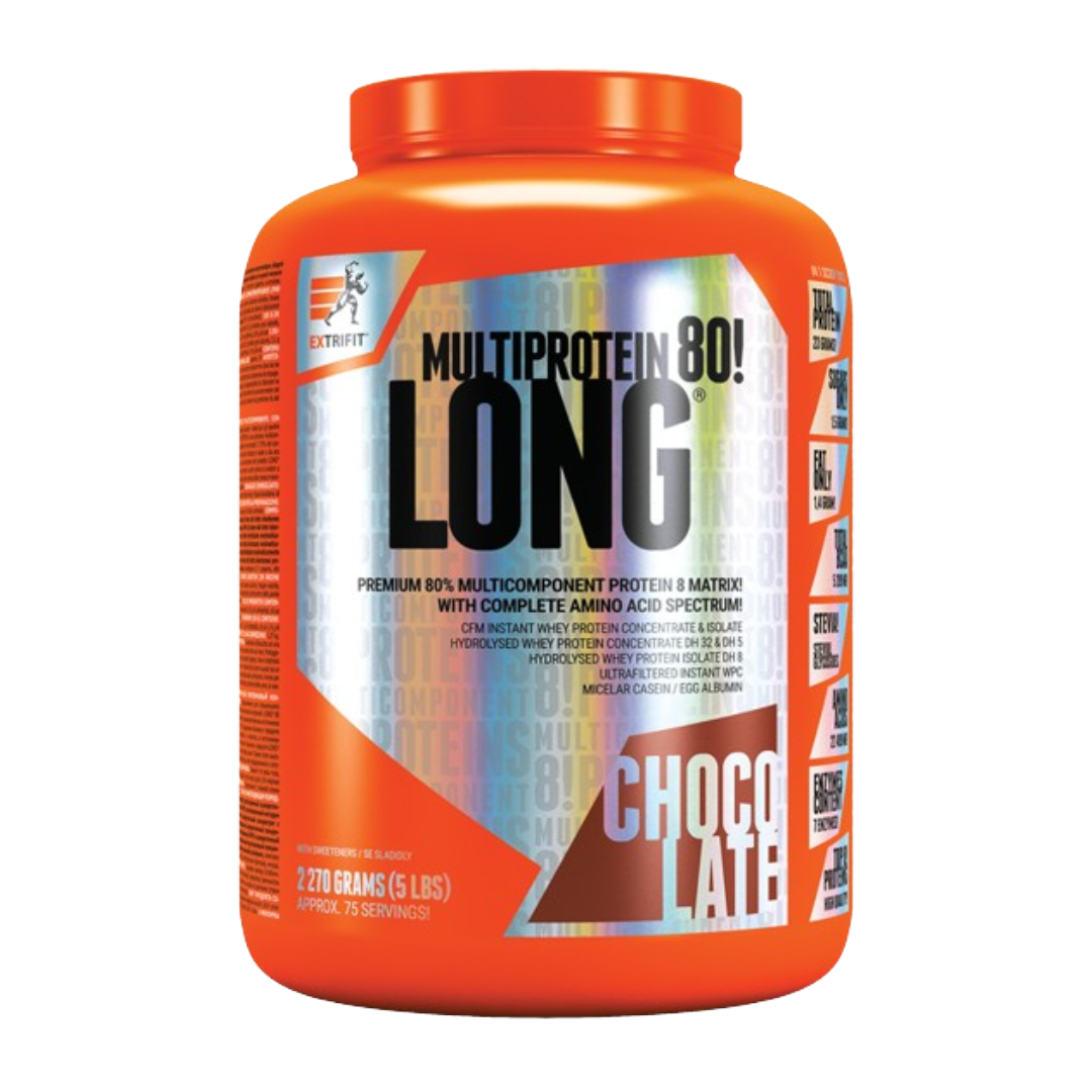 Extrifit LONG® 80 - MULTIPROTEIN 2270 g Baltyminis kokteilis