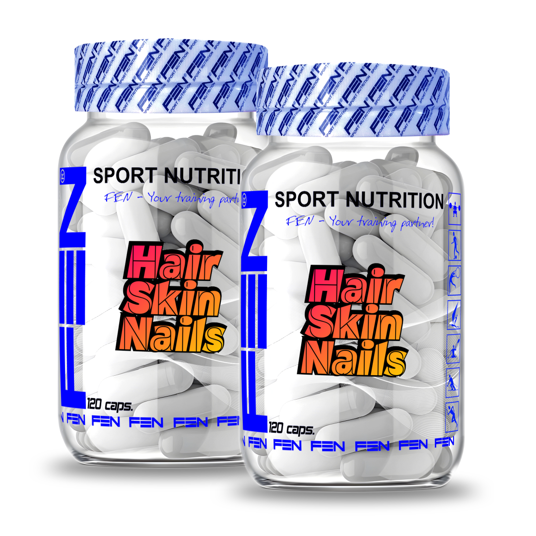FEN Hair, Skin, Nails, 2x120 kaps. (papildas plaukams, odai, nagams) - FEN sport nutrition