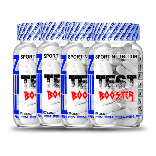 FEN Test Booster 4 x 120 kaps. (Natūralus testosterono skatintojas) - FEN sport nutrition