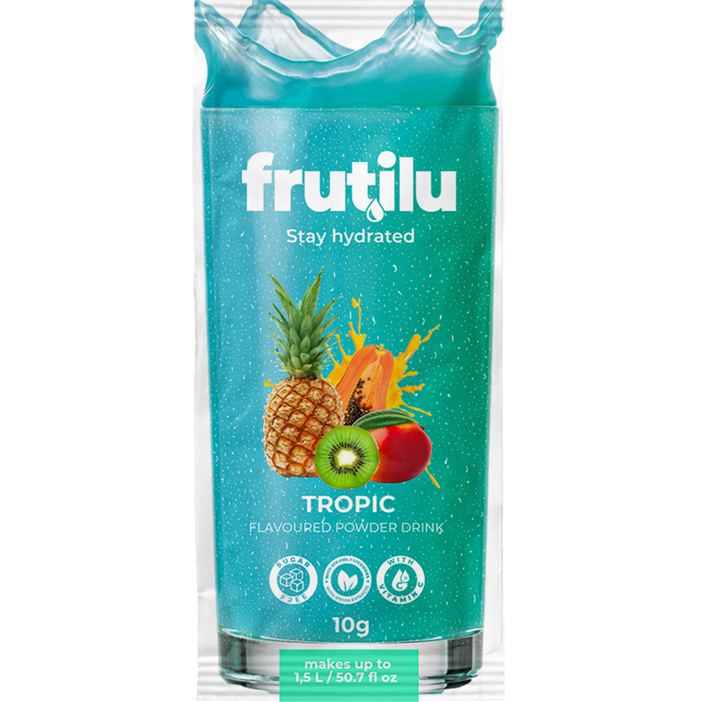 Frutilu becukris gėrimas tropinių vaisių skonio - FEN sport nutrition